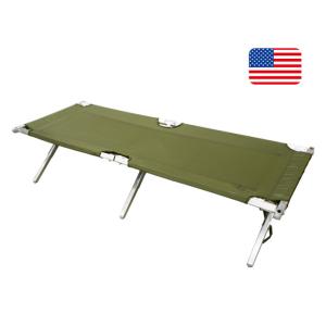 USミリタリー アルミニウムフレームコット GI ALUMINUM FRAME COT Olive Drab オリーブドラブ ODカラー 米軍 折り畳みベッド アルミ製  軍 ミリタリー キャンプ｜nest001