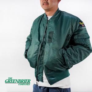 [Lサイズのみ]グリーンブライヤー フライトジャケット GREENBRIER INDUSTRIES NEW VINTAGE MA-1 FLIGHT JACKET MADE IN USA Sage セージ 緑 MA1 エムエーワン｜nest001