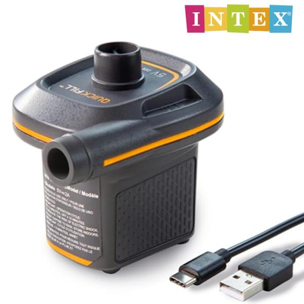 インテックス 空気入れ INTEX mini USB AIR PUMP 5V ミニUSBポンプ QU...