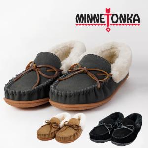 ミネトンカ モカシン シューズ MINNETONKA CAMP COLLAR MOC Black Cinnamon Gray 40569 40567 40568 ミネトンカ キャンプ カラー モック シナモン 本革 レザー｜nest001