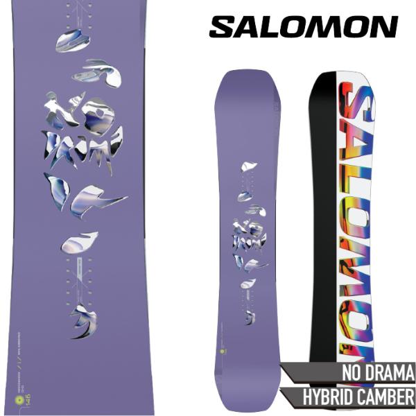 [日本正規品]スノーボード 板 ボード サロモン ノードラマ 2024 SALOMON NO DRA...