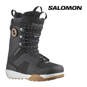 [日本正規品]スノーボード ブーツ サロモン ダイアログ レース SJ ボア 2024 SALOMON DIALOGUE LACE SJ BOA Black Black White スノボー 23-24 男性 メンズ｜nest001