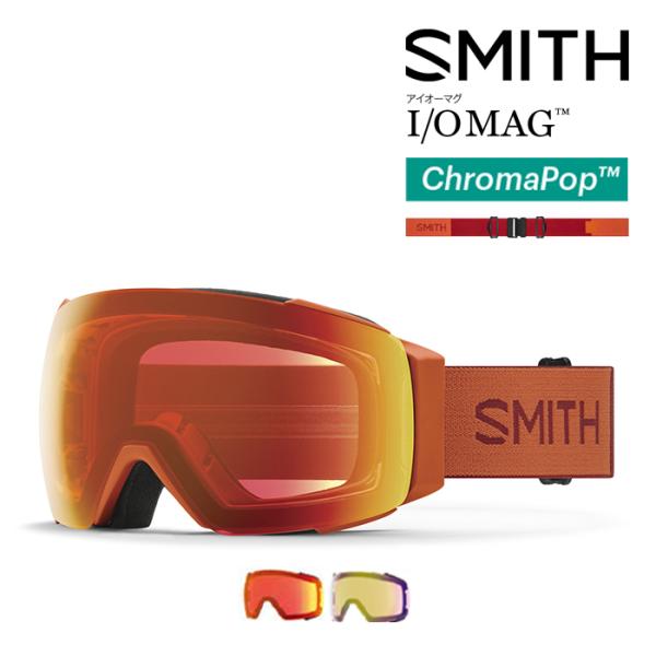 [日本正規品]スノーボード ゴーグル スミス 2024 SMITH I/O MAG Carnelia...