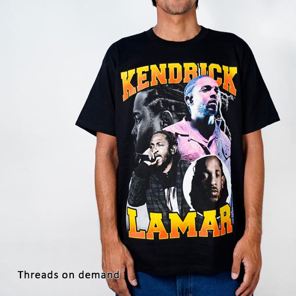 スレッド オン デマンド ケンドリック・ラマー プリントT Tシャツ THREADS ON DEMA...