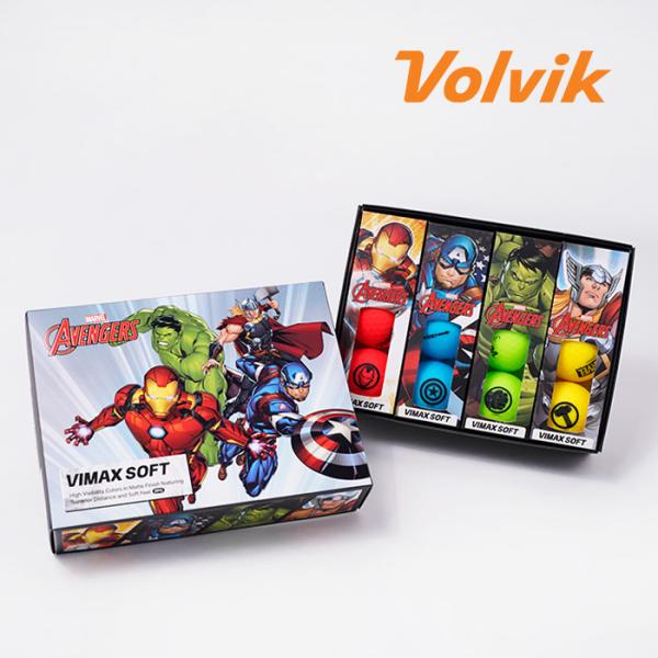 ボルビック アベンジャーズ ディズニーコラボ ゴルフボール VOLVIK AVENJERS VIMA...