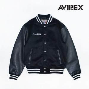 AVIREX レザー ジャケット L 黒 多ポケット AVIREX（アヴィレックス） レザージャケット AVIREX GOTH JACKET