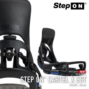 [日本正規品] スノーボード ビンディング バートン BURTON MEN'S STEP ON CARTEL X EST Black ステップオン カーテル エックス イーエスティ バインディング