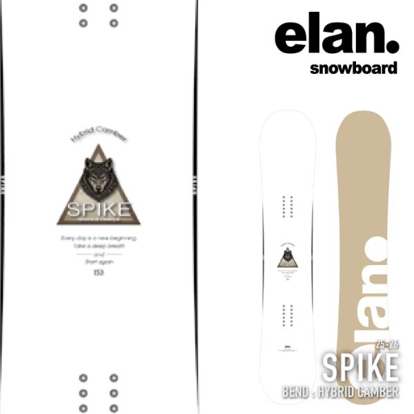 日本正規品 スノーボード 板 エラン ELAN SPIKE White スパイク メンズ 25-26...
