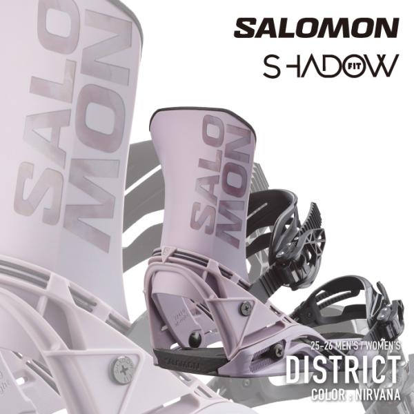 日本正規品 スノーボード ビンディング サロモン SALOMON DISTRICT Nirvana ...