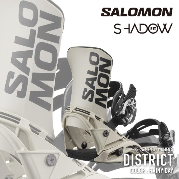 日本正規品 スノーボード ビンディング サロモン SALOMON DISTRICT Rainy Da...