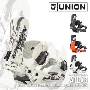 [日本正規品] スノーボード ビンディング ユニオン UNION ATLAS Black / Orange / KB / Cool Grey アトラス バインディング メンズ レディース 26-27 爆買