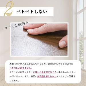冷蔵庫マット 透明 Lサイズ 70×75cm ...の詳細画像3