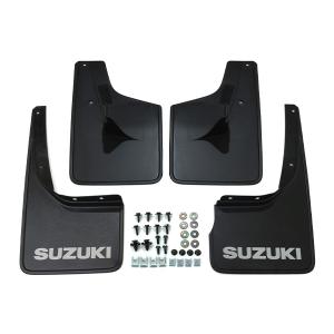 ジムニー (ZT)マッドフラップセット(レッド 前後左右分)「スズキ純正