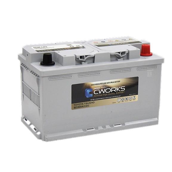 ☆CWORKS輸入車AGMバッテリー☆フォルクスワーゲン トゥアレグ 7LBARA 90Ah用 送料...