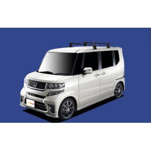 【美品】Terzo　ルーフボックス＆ベースキャリアセット　エアロバー　ホンダ JF3 JF4 NBOX用 TERZO TERZO ホンダ N-BOX（カスタム含）JF3.4 ベースキャリアセット