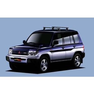 ☆TUFREQ ルーフキャリア パジェロイオ H76W ルーフレール無車用/P+