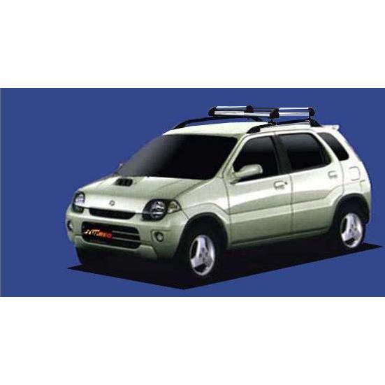 ★TUFREQ ルーフキャリア Ｋｅｉ HN11S ルーフレール付車用/H+シリーズ  長さ：ショー...