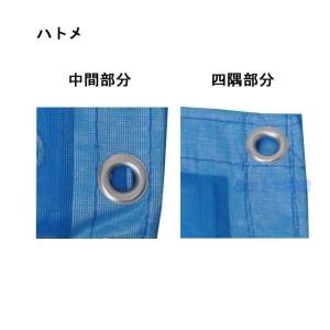 防炎メッシュシート 青(450P) 1.2m×...の詳細画像4