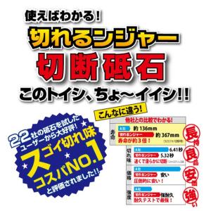 ダイヤテック 切れるンジャー切断砥石0.8 直...の詳細画像1