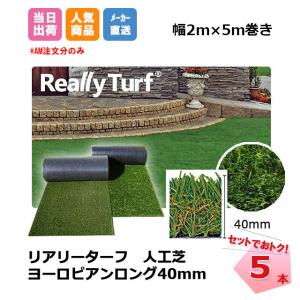 人工芝 リアリーターフ　ヨーロピアンロング 芝生 高級人工芝 高品質 DIY 人工芝 リアリーターフ 高機能人工芝 ヨーロピアン 40mm 抗菌消臭・防