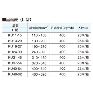 鋼製束 KU24-39 25本入 L型 240...の詳細画像1