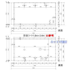防音シート 厚手 t1mm 1.2m×3.4m...の詳細画像3