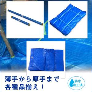 ブルーシートロール 原反 厚手 #3000 9...の詳細画像1
