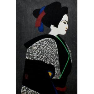 寺島龍一「アンダルシア暁色」キャンバスに油彩 M100号 美術館級