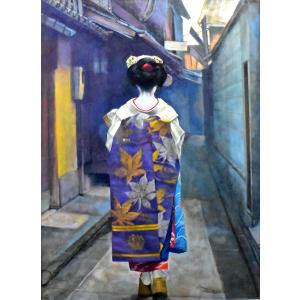 斎藤清　木版画　「文楽」オリジナル作品 斎藤清 木版画 文楽（B） 本物保障