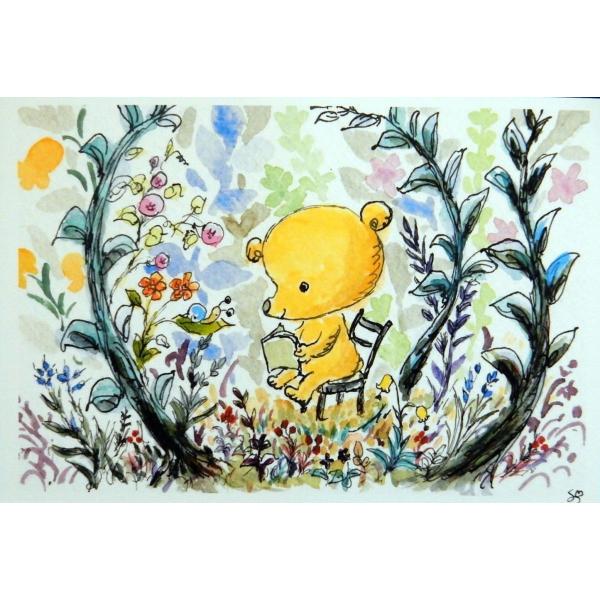 とよだ くみ 「ポストカードセットＦ」　やさしく透明感のある彩色　今なら1枚増量サービス中！