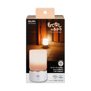 ELPA(エルパ) もてなしのあかり 据置大型 6W電球色LED HLH-1202（PW）｜net-plaza