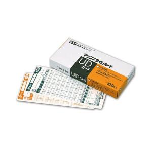 (まとめ) マックス タイムレコーダ用カード ER-UDカード ER90199 1パック(100枚) 〔×3セット〕｜net-plaza