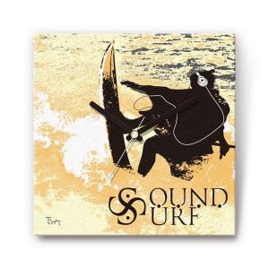 SoundSurf 戦国ファブリック掛時計｜net-plaza