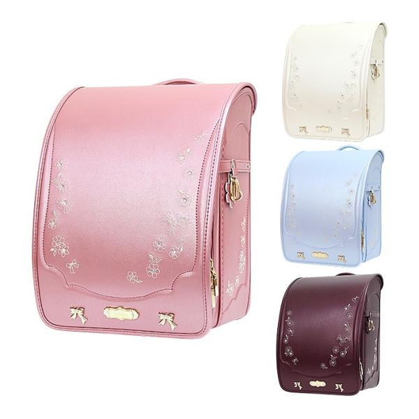 リボンハッカキッズ　プリズムフラワーリボンランドセル　4カラー　2020年度モデル　113-0404...