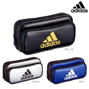 adidas＜アディダス＞ ソフトペンケース ＜筆箱・筆入れ＞　エナメルWチャック　3カラー　PT1500AI04　 新入学文具[M便 1/1]｜シブヤ文具