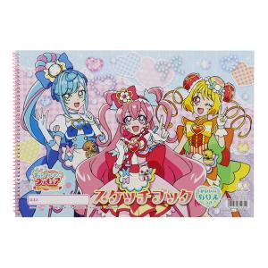 デリシャスパーティ　プリキュア　A4スケッチブック　A柄　4901771312810　[M便