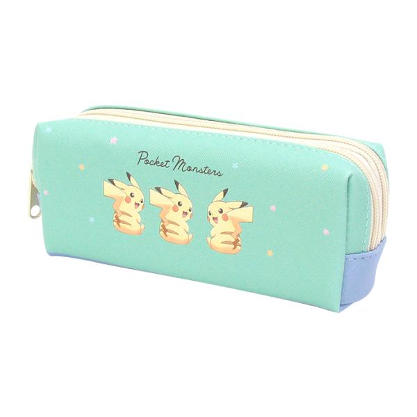 ポケモン　ツインファスナーポーチ　ミント　PPKY-2081　[M便 1/1]