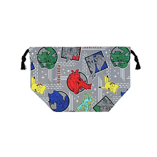 ポケモン　ランチ袋　グレー　HPKF-890　[M便 1/2]