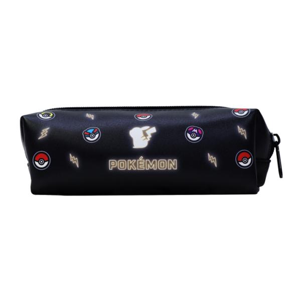 ポケモン　スクエアポーチ　黒　モンスターボール柄　PPK5-1982　[M便 1/1]
