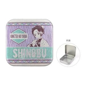 鬼滅の刃 ミニブリキケース 胡蝶しのぶ柄 BMKY-06