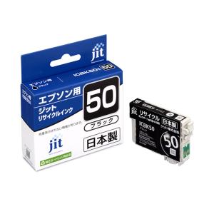 ジットリサイクルインク　エプソン　ICBK50対応 　ブラック　JIT-E50BZ　[M便 1/6]｜net-shibuya