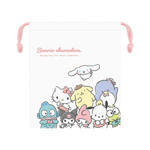 サンリオキャラクターズ　マチ付き巾着　303480　[M便 1/2]