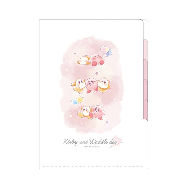 星のカービィ　5インデックスクリアファイル　A4　STARRY DREAM柄　303554　[M便 ...