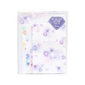 マイセレクトレター　レターセット　SWEET BREEZE柄　101339　[M便