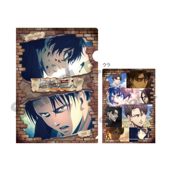 進撃の巨人　シングルクリアファイル　A4　レンガ柄　103624　[M便 1/10]