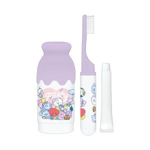 BT21　ミルクビン型はみがきセット　パーティー柄　108562