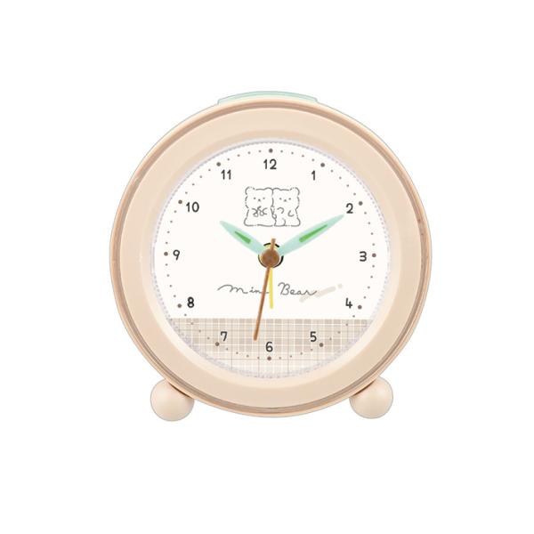 ラウンドライトクロック　ミニベア柄　110435　[M便 1/4]