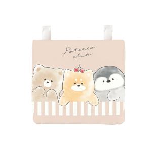 ポシェットポケット　ショルダー付き　ぽてっとくらぶ柄　111244　[M便