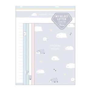 マイセレクトレター レターセット マッシロフレンズ柄 113813