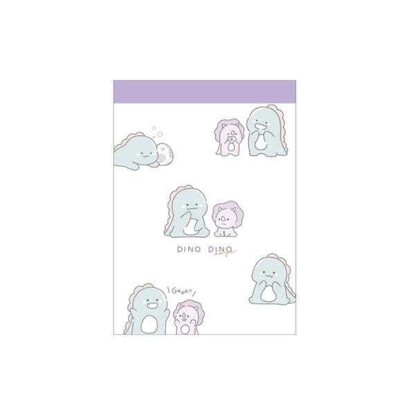 ミニメモ　ディノディノデイズ柄　113990　 [M便 1/20]　